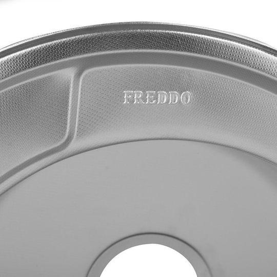 Freddo Ένθετος Νεροχύτης Inox Μ49xΠ49cm Γκρι