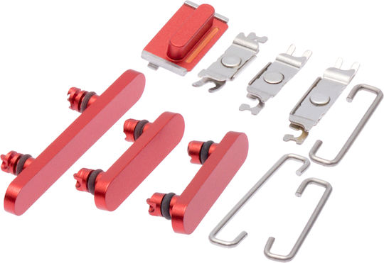 Hard Buttons Power Volume Switch Iphone 12 Red