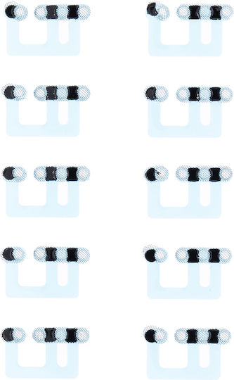 Loudspeaker Mic Mesh Iphone 12 Mini Black 10 Pack