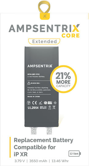 Replacement Battery Iphone Xr Spot Welding Required Ampsentrix Core Extended
