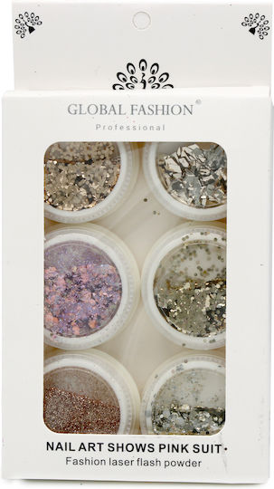 Global Fashion Nail Decor Set 6 Pieces 20805
