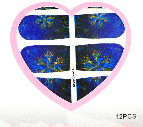 Global Fashion Nail Stickers 12 Pcs Jy-050
