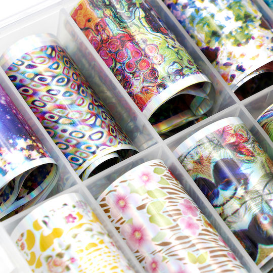 Global Fashion Foil Set 10 Pcs Colored 45