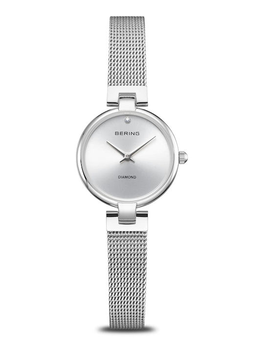 Bering Time Women's Battery-Powered Watch 22mm with Silver Metal Bracelet Bering Time Women's Battery-Powered Watch 22mm with Silver Metal Bracelet