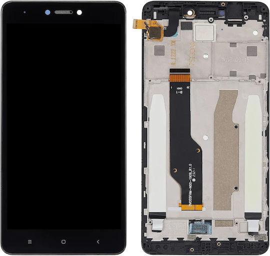 Lcd Assembly Frame Xiaomi Redmi Note 4x Aftermarket Plus Black