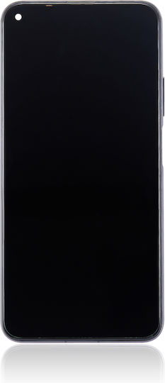 LCD-Displaymodul mit Rahmen für Huawei Honor 20 Nova 5T, Aftermarket Plus, Mitternachtsschwarz