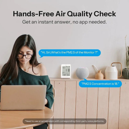 Sonoff AirGuard PM2.5/PM10 Μετρητής Αερίου PM2.5