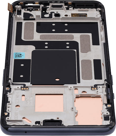 OLED-Displayeinheit mit Rahmen für OnePlus 9 US-Version Aftermarket Plus Astral Black