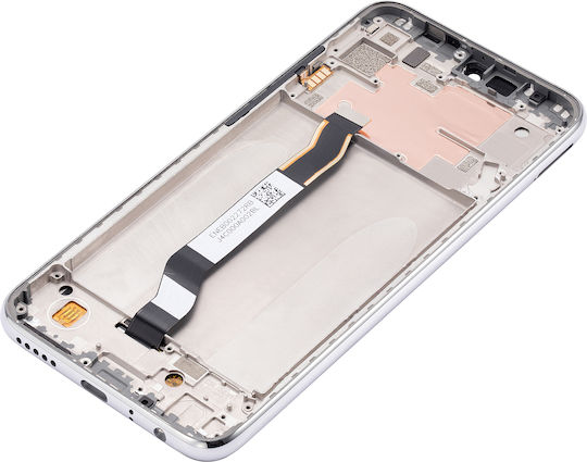 Lcd Assembly Frame Xiaomi Redmi Note 8t Aftermarket Plus Moonlight White
