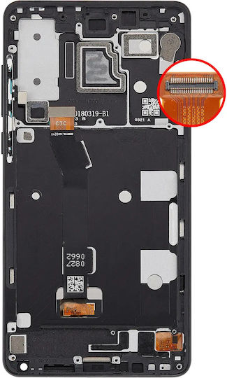 Lcd Assembly Frame Xiaomi Mi Mix 2s Aftermarket Plus Black