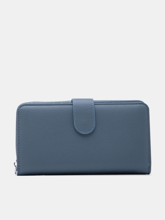 Large Women's Wallet Light Blue