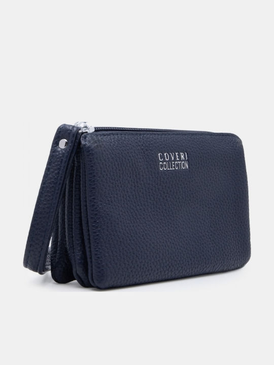 Large Women's Wallet Navy Blue