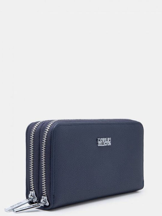 Large Women's Wallet Navy Blue