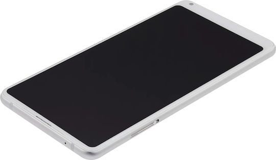 LCD-Baugruppe mit Rahmen für Xiaomi Mi Mix 2s, Aftermarket Plus, Weiß