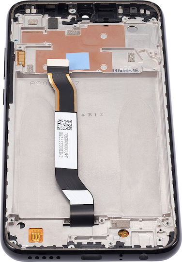 LCD-Baugruppe mit Rahmen für Xiaomi Redmi Note 8 Redmi Note 8 2021 Aftermarket Plus Space Black