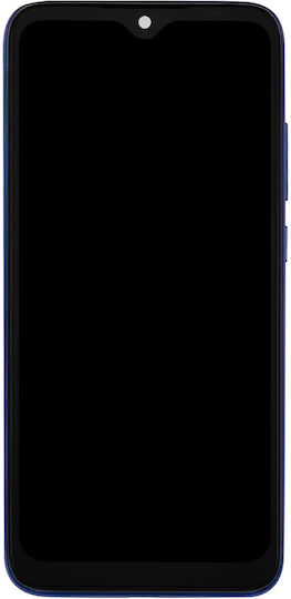 LCD-Baugruppe mit Rahmen für Xiaomi Redmi Note 7 7 Pro Aftermarket Plus Neptune Blue
