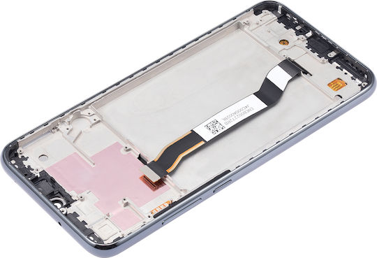LCD-Displayeinheit mit Rahmen für Xiaomi Redmi Note 8t, Aftermarket Plus, Moonshadow Gray