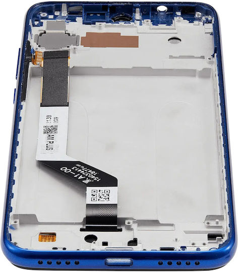 LCD-Baugruppe mit Rahmen für Xiaomi Redmi Note 7 7 Pro Aftermarket Plus Neptune Blue