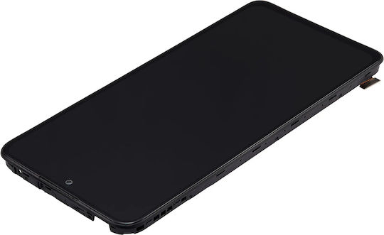 OLED-Baugruppe mit Rahmen für Xiaomi Redmi Note 12 Pro 4G Aftermarket Plus in allen Farben