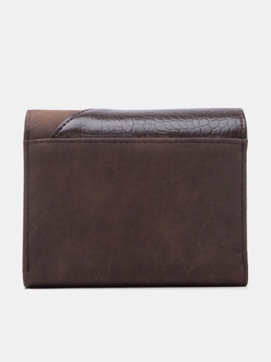 Brown Fabric Women's Wallet