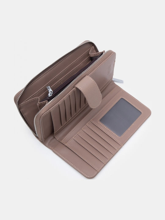 Large Women's Beige Wallet
