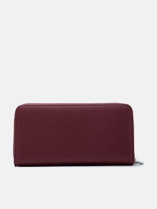 Large Women's Burgundy Wallet