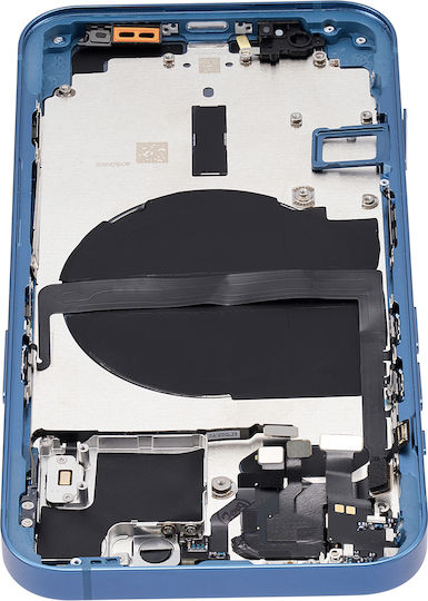 Backcover mit Kleinteilen für iPhone 13 US-Version, Aftermarket Plus, Blau