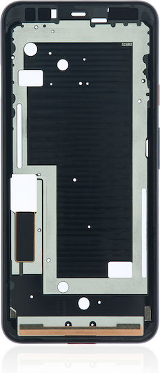 Mittelrahmengehäuse Google Pixel 4 XL Oh So Orange Einschalttaste