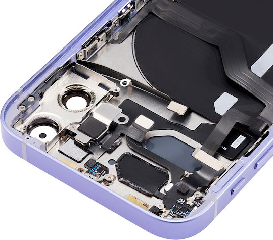 Back Housing W Small Parts Iphone 12 Mini Us Version Aftermarket Plus Purple