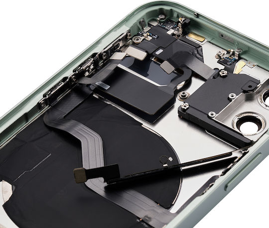 Back Housing W Small Parts Iphone 12 Us Version Aftermarket Plus Green