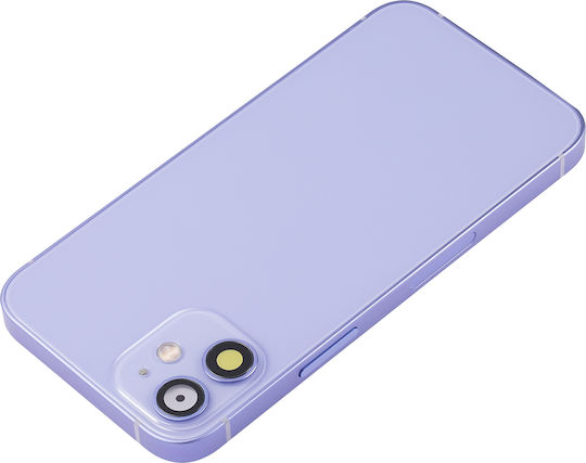 Back Housing W Small Parts Iphone 12 Mini Us Version Aftermarket Plus Purple