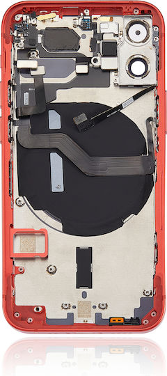 Back Housing W Small Parts Iphone 12 Mini Us Version Aftermarket Plus Red