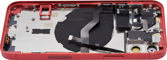 Rückseitiges Gehäuse mit Kleinteilen iPhone 12 US-Version Aftermarket Plus Rot