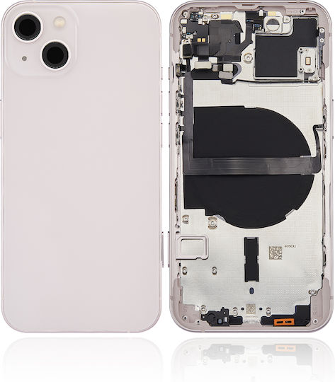 Заден корпус с малки части за iPhone 13, американска версия, съвместим, розов