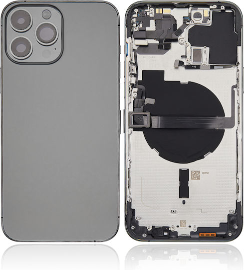 Rückgehäuse mit Kleinteilen iPhone 13 Pro Max US-Version Aftermarket Plus Graphit