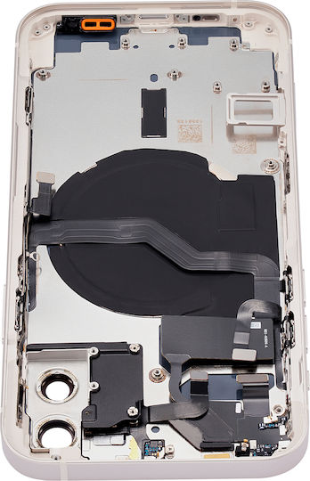 Back Housing W Small Parts Iphone 12 Us Version Aftermarket Plus White