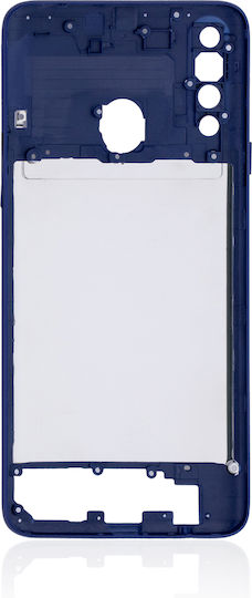 Mittelrahmengehäuse Samsung Galaxy A20s A207 2019 Aftermarket Plus Blau