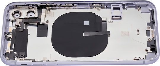 Back Housing W Small Components Pre-installed Iphone 11 No Logo Aftermarket Plus Purple