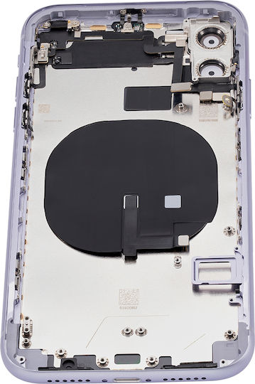 Back Housing W Small Components Pre-installed Iphone 11 No Logo Aftermarket Plus Purple