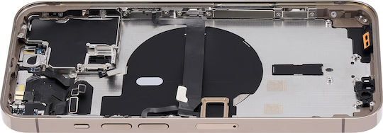 Capac Spate cu Piese Mici iPhone 13 Pro Versiune SUA Aftermarket Plus Auriu