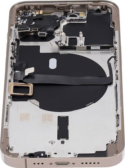 Capac Spate cu Piese Mici iPhone 13 Pro Versiune SUA Aftermarket Plus Auriu