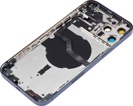 Back Housing W Small Parts Iphone 12 Pro Max Us Version Aftermarket Plus Pacific Blue