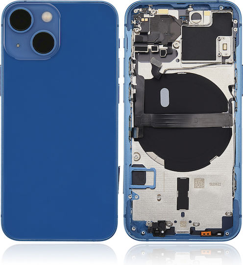 Rückgehäuse mit Kleinteilen für iPhone 13 Mini US-Version Aftermarket Plus Blau
