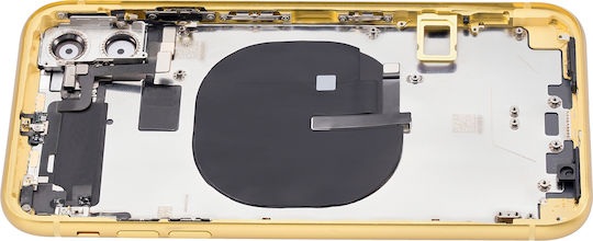 Back Housing W Small Components Pre-installed Iphone 11 No Logo Aftermarket Plus Yellow
