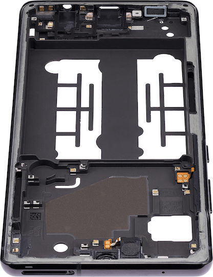 Mittelrahmengehäuse Samsung Galaxy A71 5G UW A716V 2020 Prism Cube Schwarz