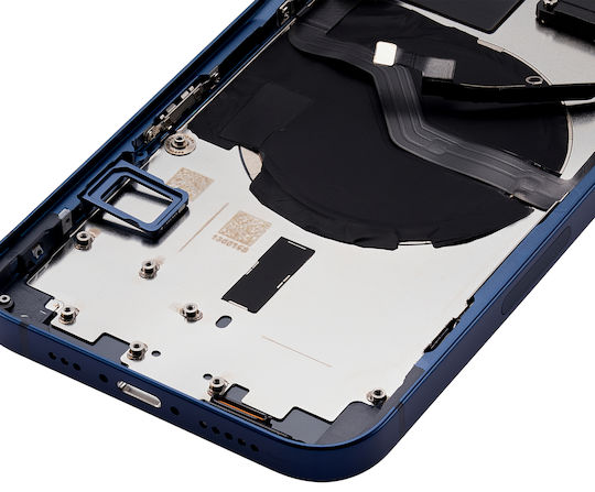 Back Housing W Small Parts Iphone 12 Us Version Aftermarket Plus Blue
