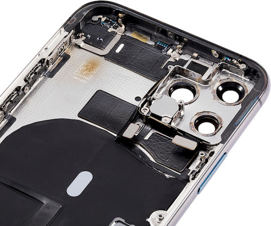 Rückgehäuse mit vorinstallierten Kleinteilen iPhone 11 Pro ohne Logo Aftermarket Plus Space Gray