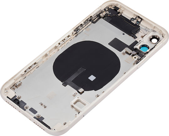 Back Housing W Small Components Pre-installed Iphone 11 No Logo Aftermarket Plus White