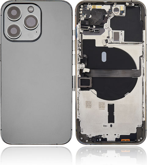 Rückgehäuse mit Kleinteilen iPhone 13 Pro US-Version Aftermarket Plus Graphit