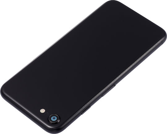 Rückgehäuse mit vorinstallierten Kleinteilen für iPhone SE 2020 ohne Logo Aftermarket Plus Schwarz